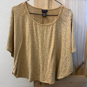 Soft wing design blouse